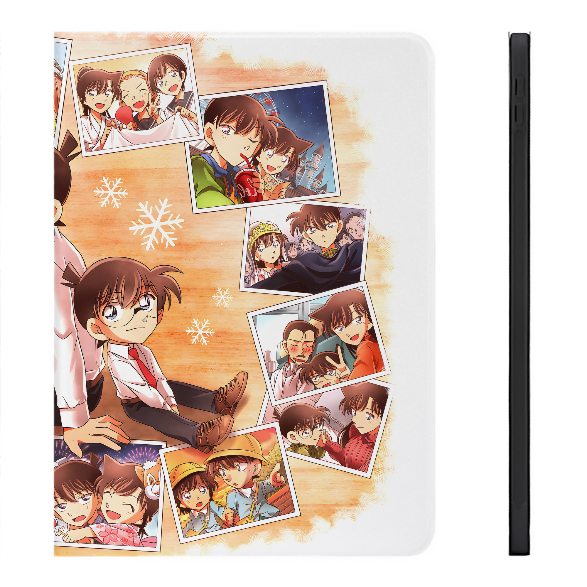 （画像用） 名探偵コナン Detective Conan IPadケース ペンホルダー付き ブックスタイルデザイン
